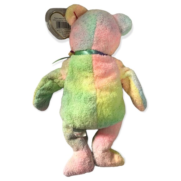 TY Groovy The Tie-Dye Bear Beanie Baby 1999 - Picture 2 of 4